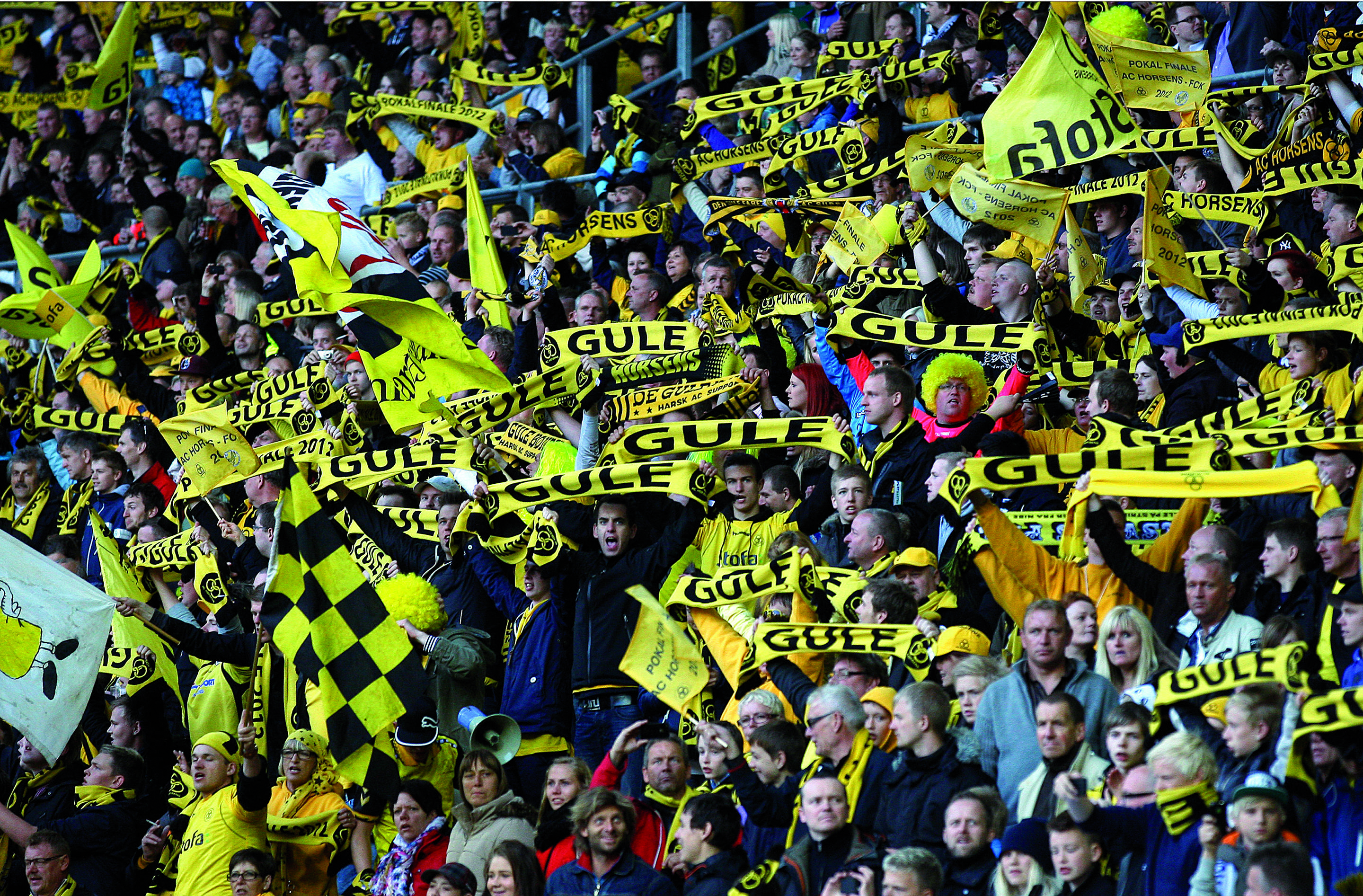 AC Horsens fans til pokalfinalen