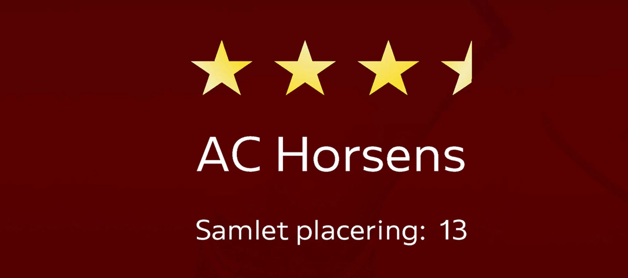 DBU Klublicens AC Horsens