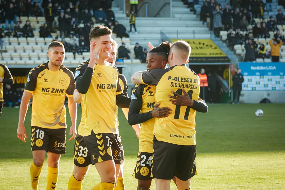 AC Horsens jubel vs Hvidovre