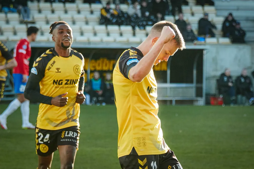 Aron Sigurdarson jubel vs Hvidovre