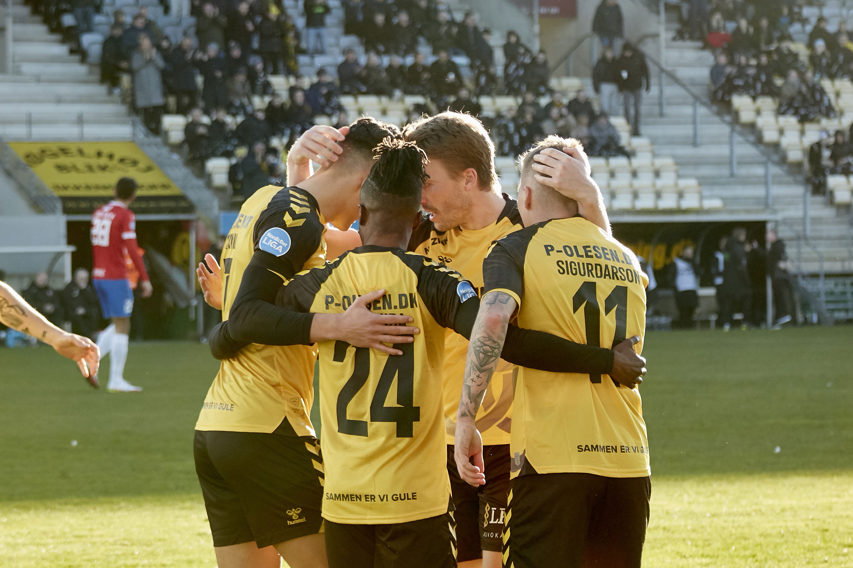 Mål jubel AC Horsens