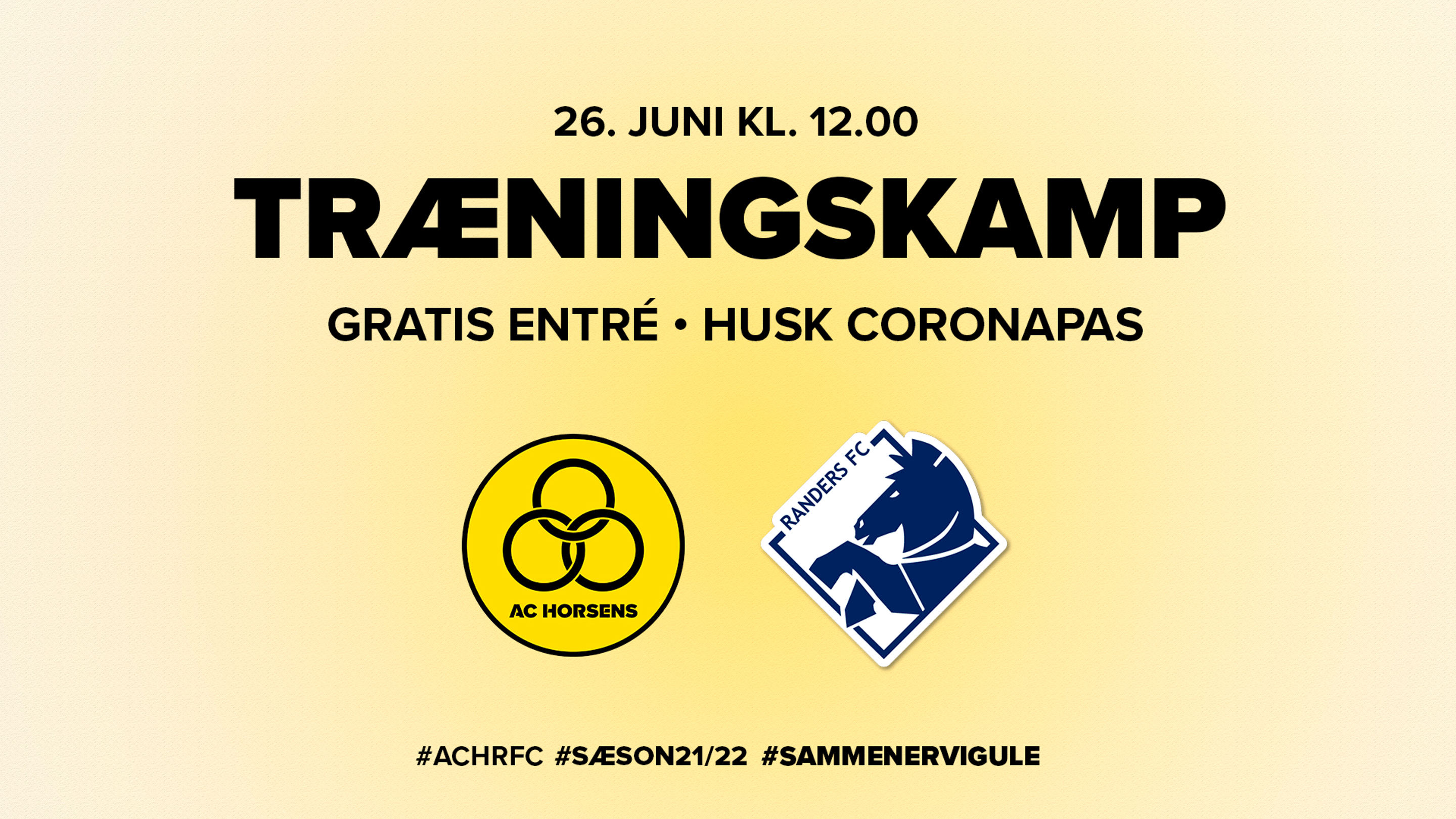 Træningskamp vs Randers FC