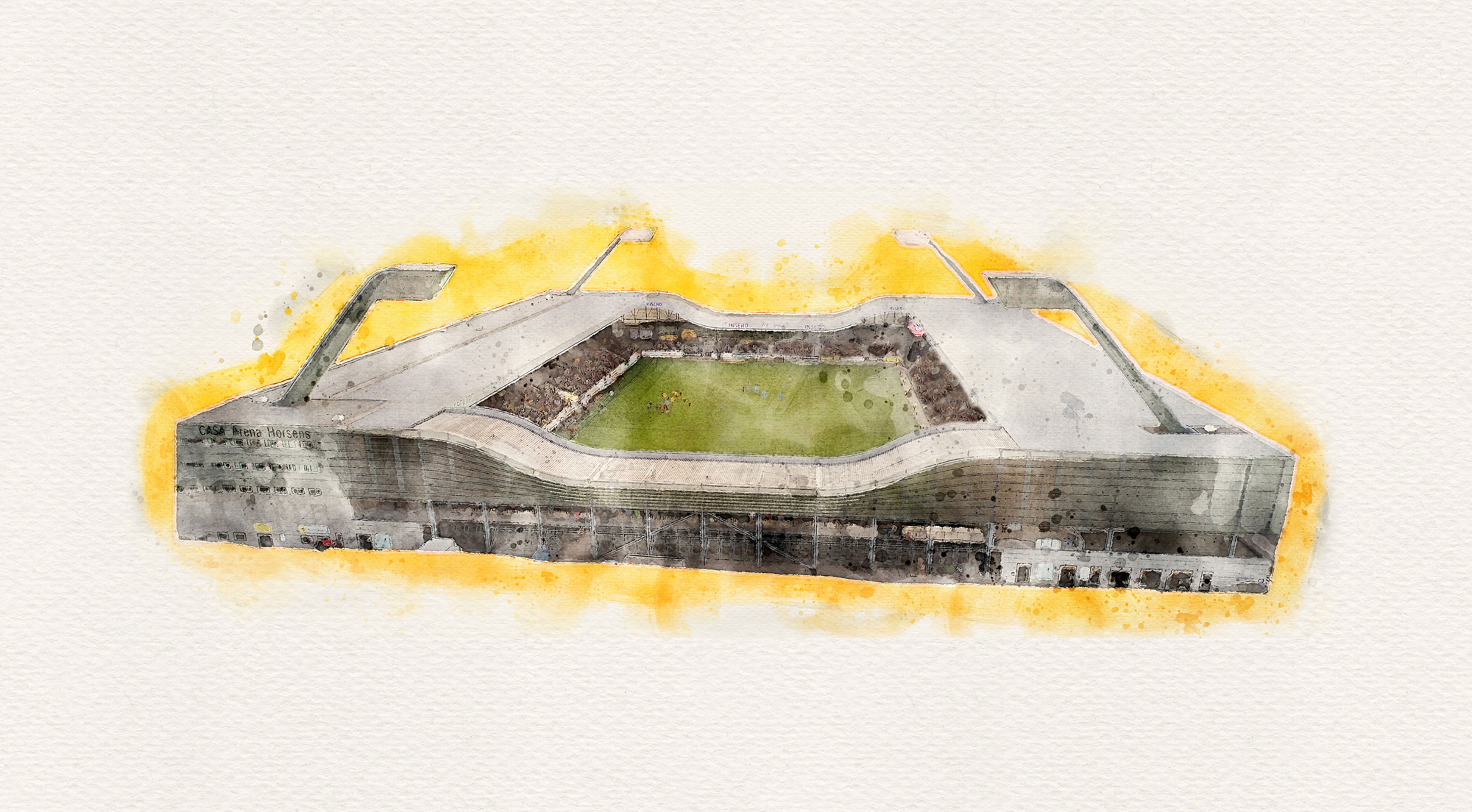 Tegning af CASA Arena Horsens