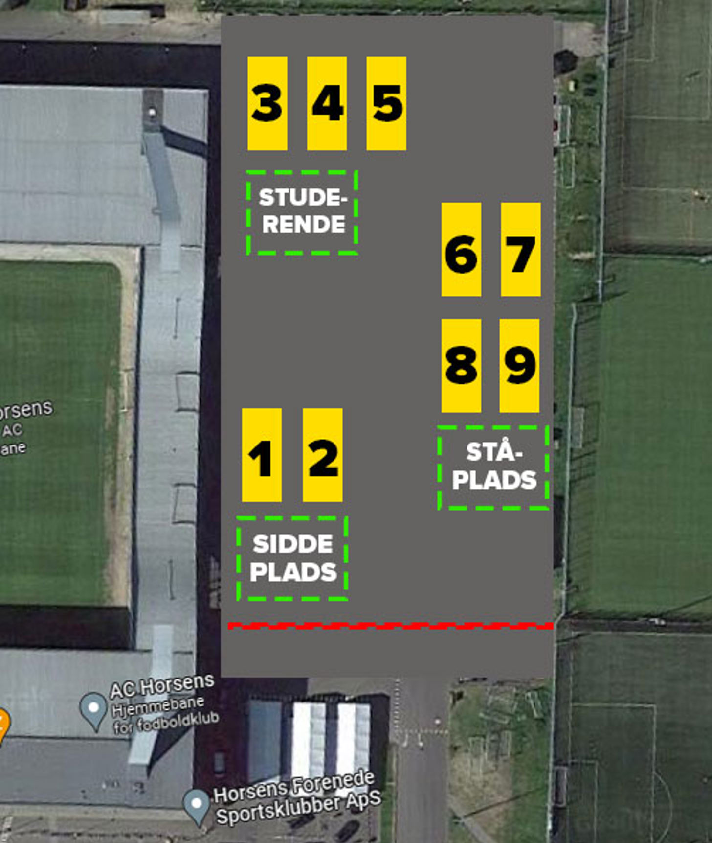 Oversigt udebanetur til FCF