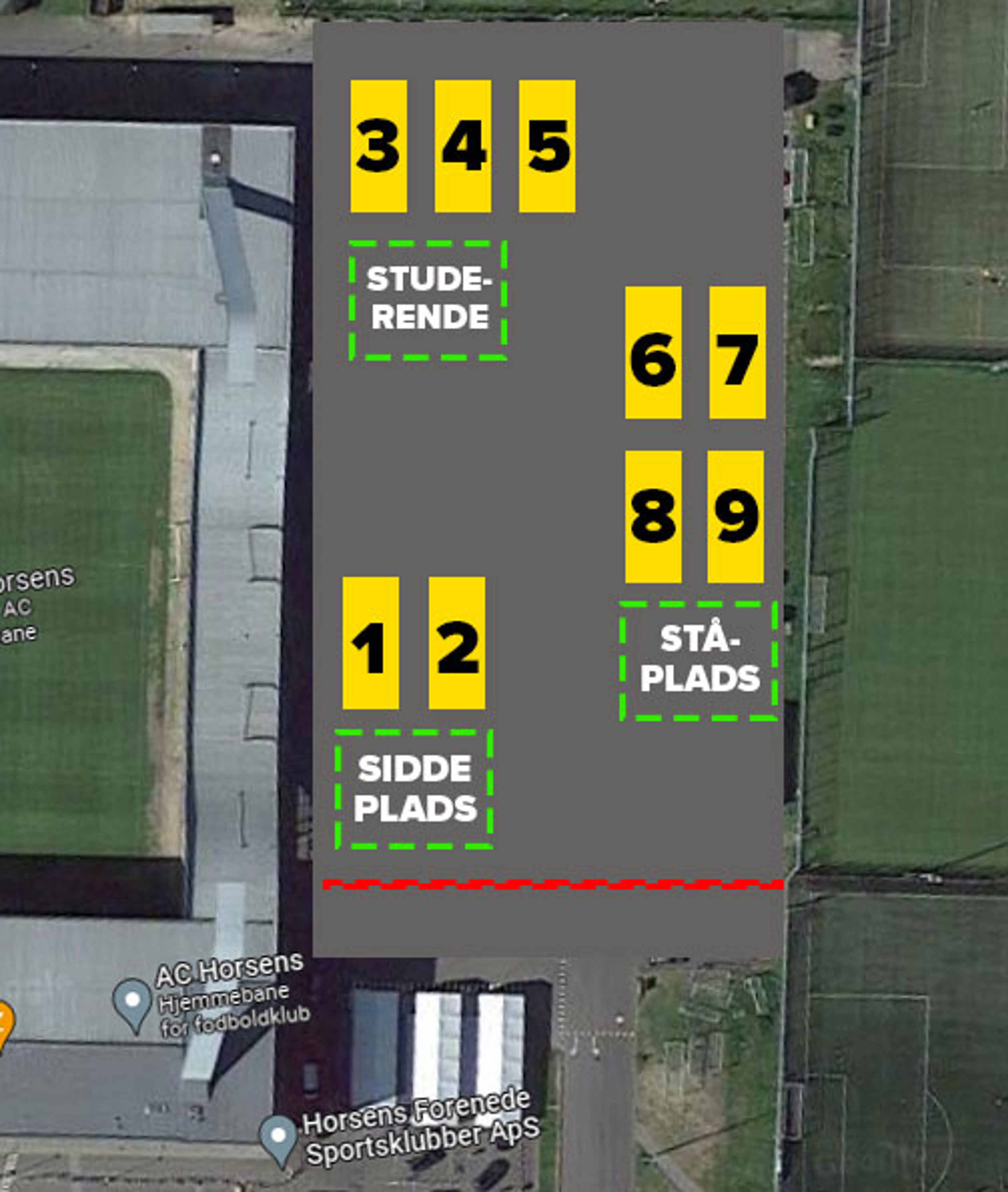 Oversigt udebanetur til FCF