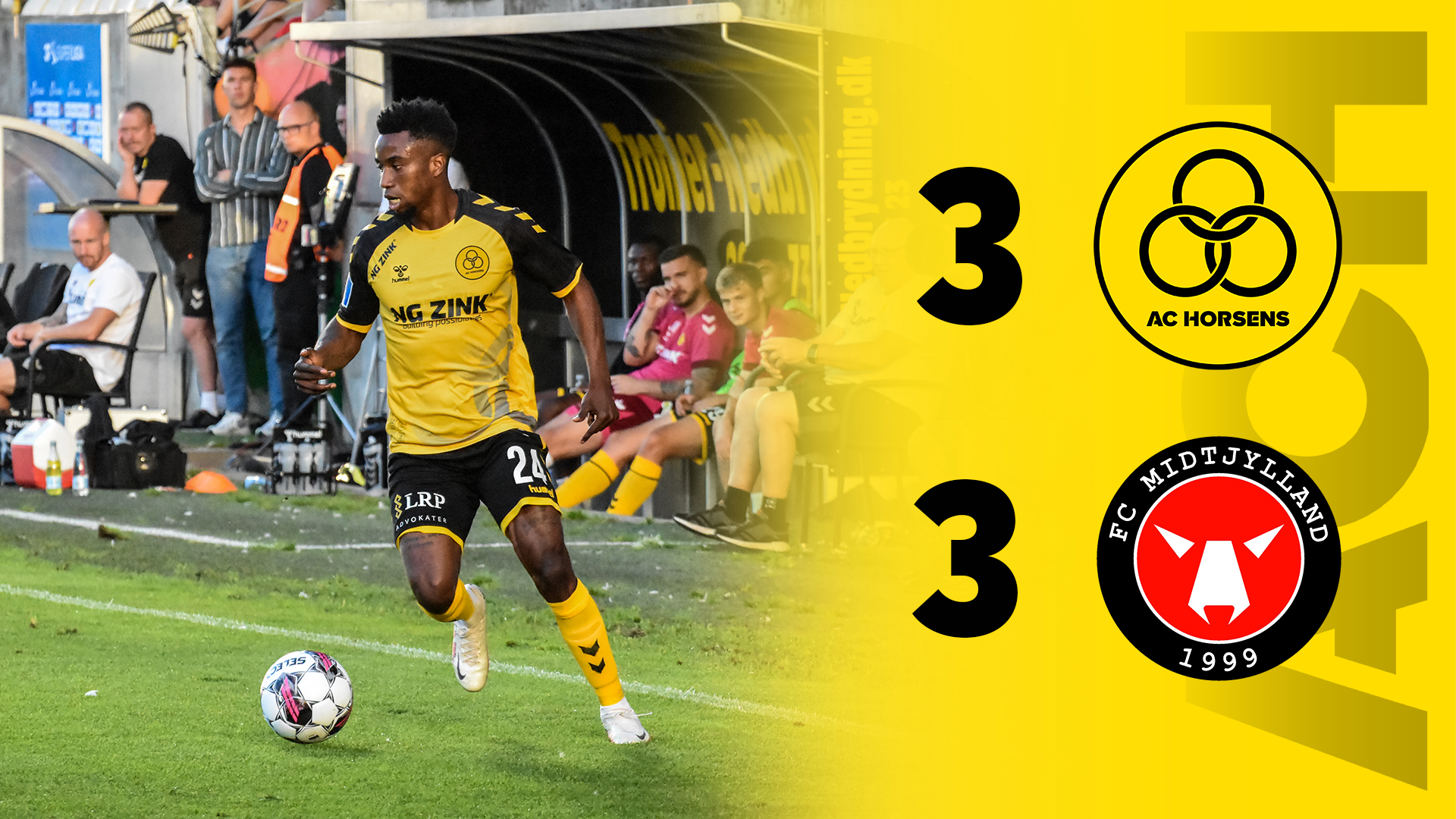Highlights AC Horsens 3 - 3 FC Midtjylland