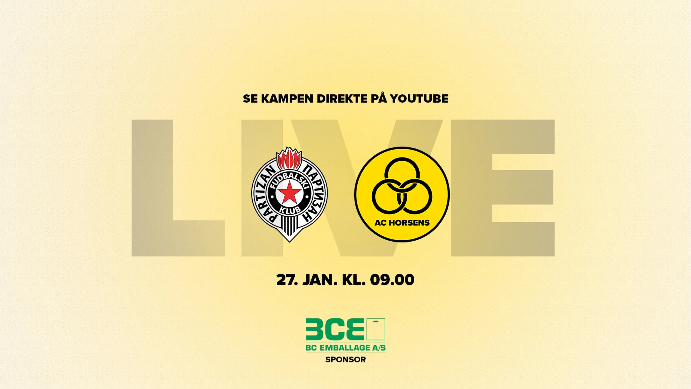 Livestream vs Partizan Beograd