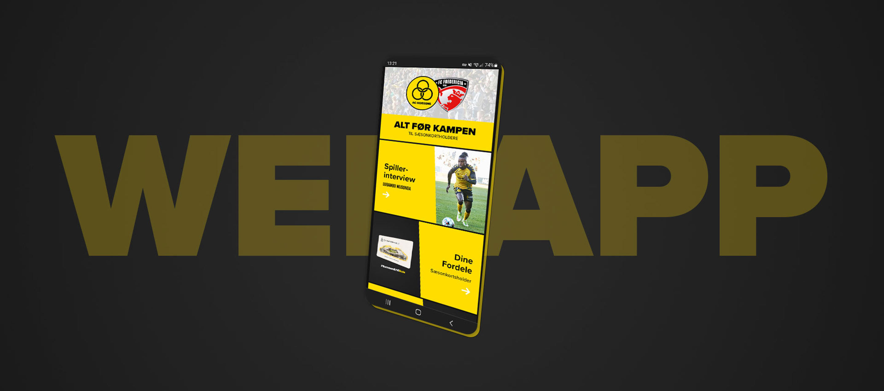 Webapp for sæsonkortholdere