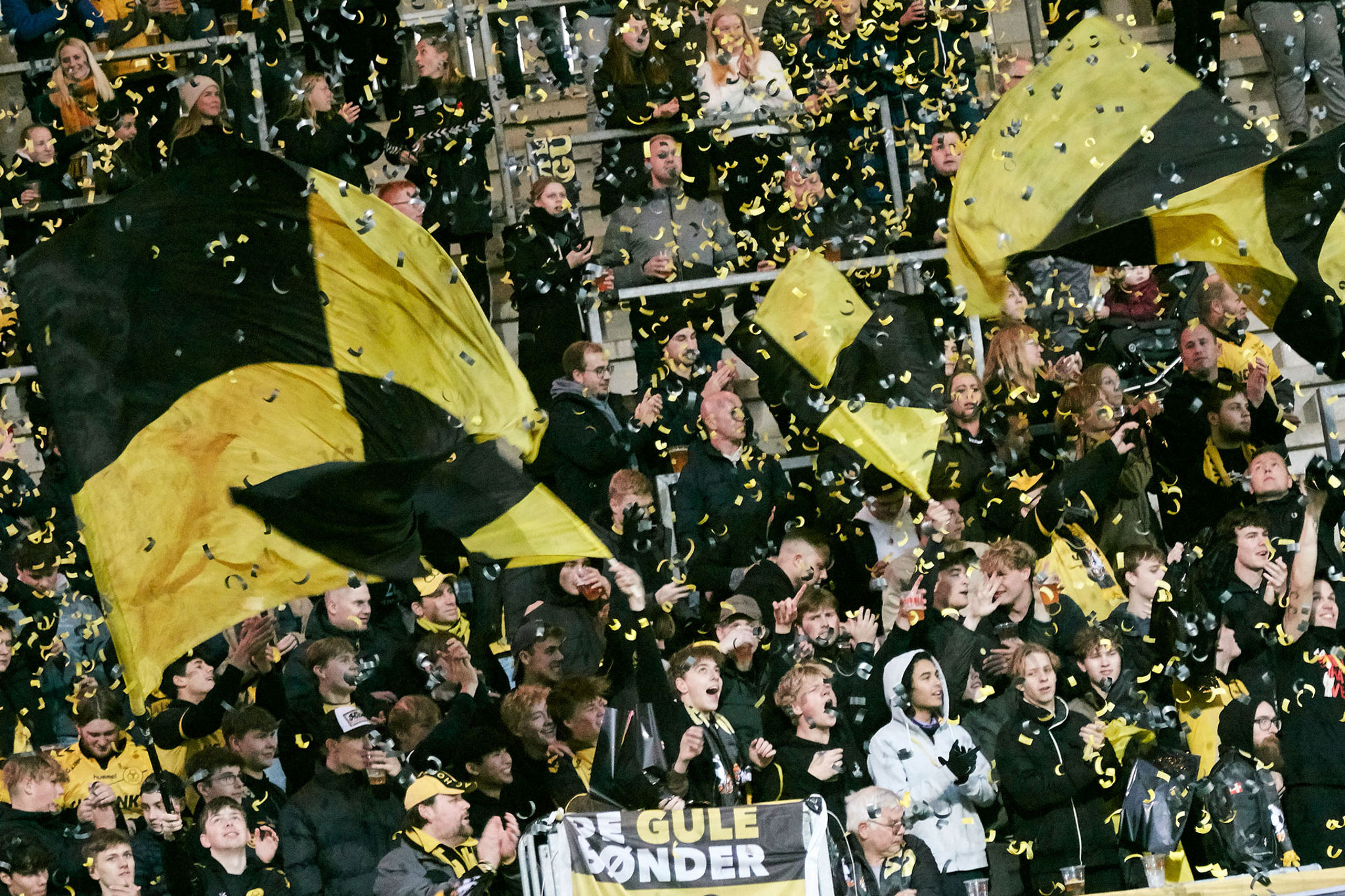 Studerende fans i Horsens