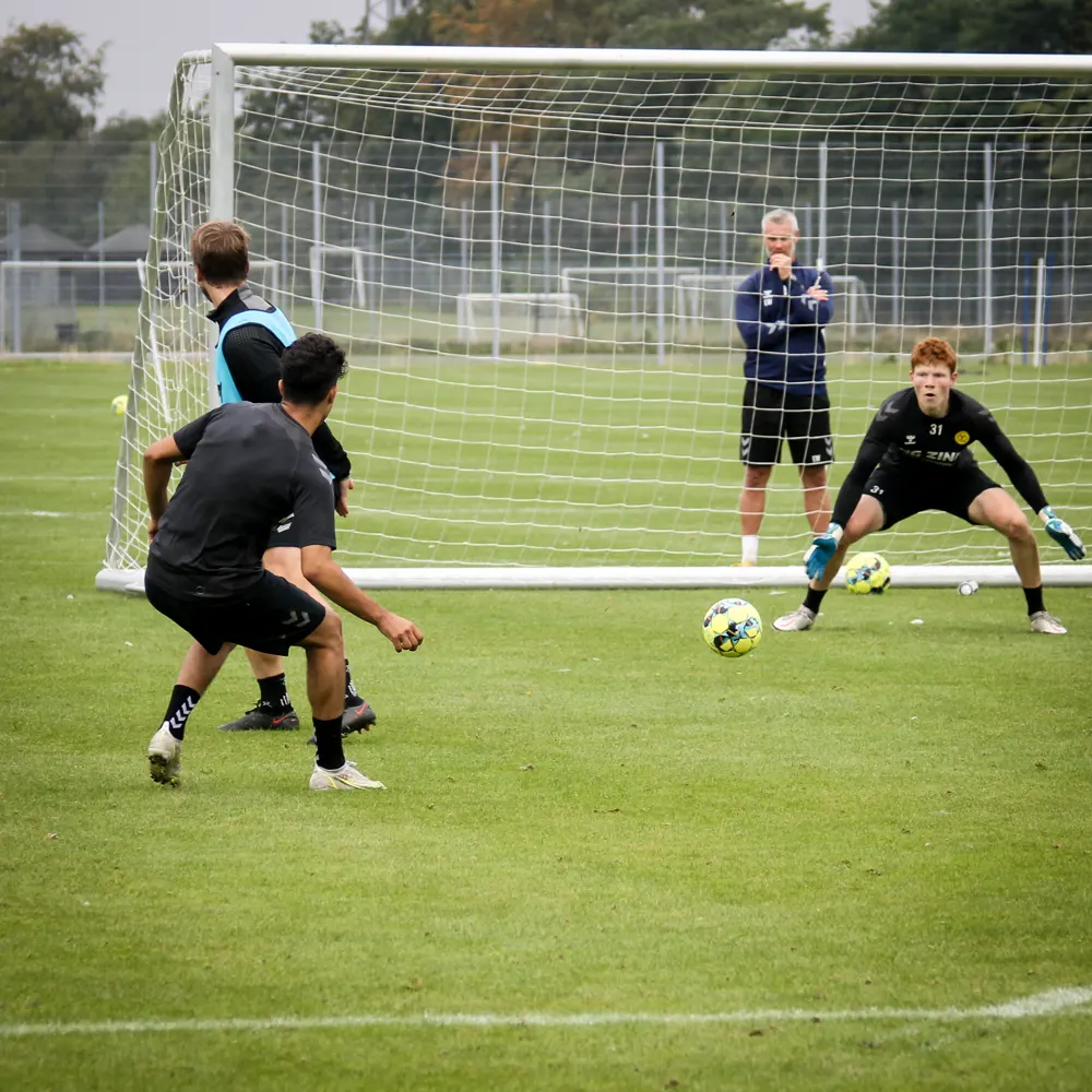 Anders Hoff til træning